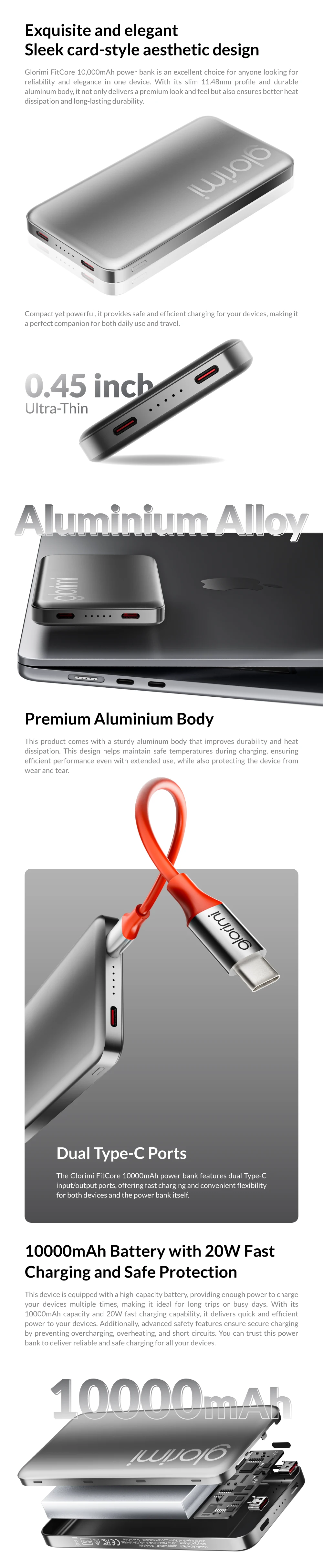 Glorimi FITCORE 10000mAh