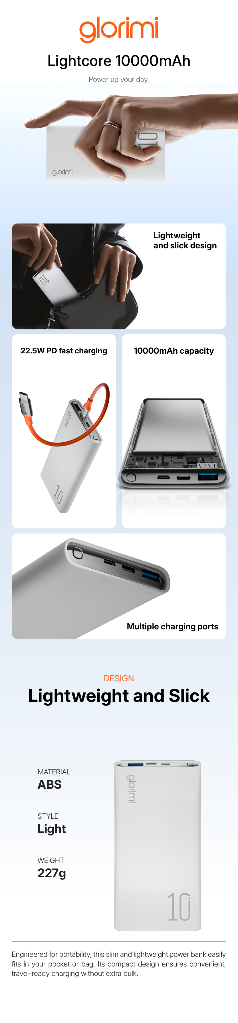 Glorimi LightCore 10000mAh