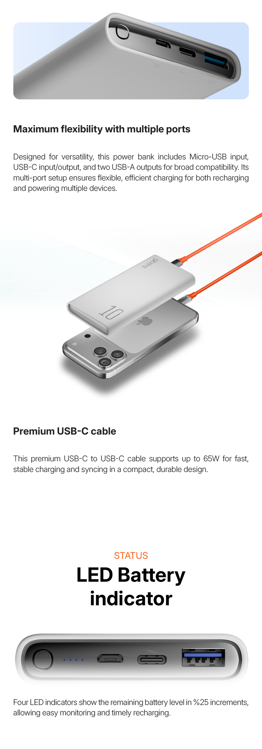 Glorimi LightCore 10000mAh