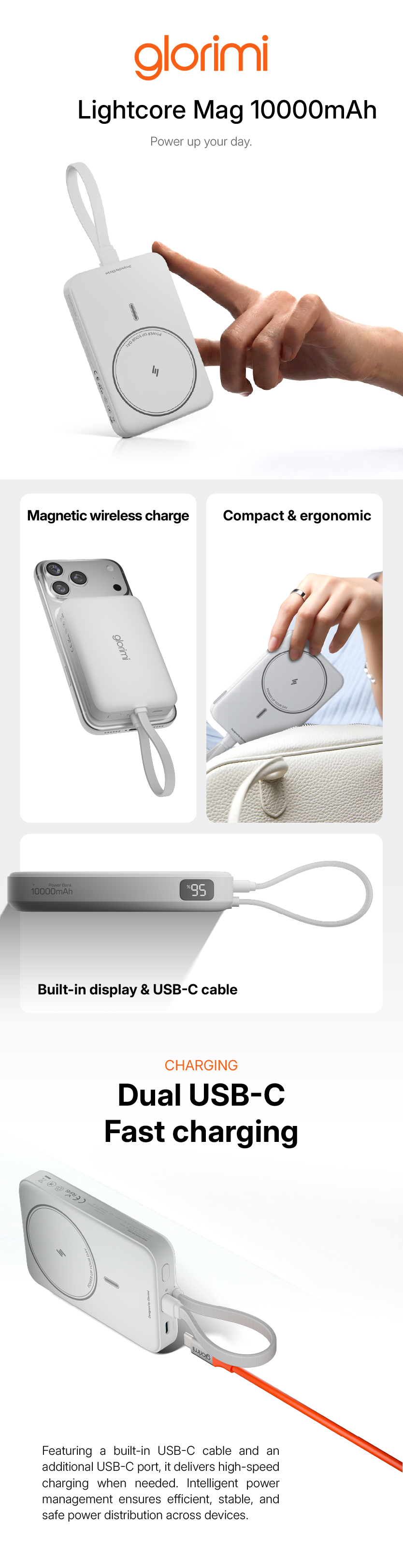 Glorimi LightCore Mag 10000mAh